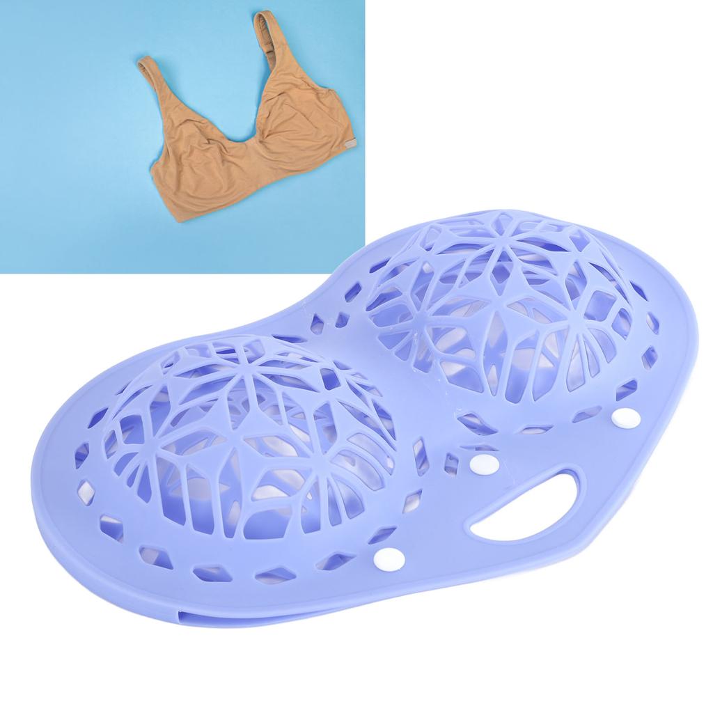 Силиконовые мешки для стирки деликатного белья, многоразовые, с кнопкой-защелкой, силиконовый мешок для стирки бюстгальтеров размеров от A до C, фиолетовый