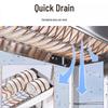 Yingbai 304 Stainless Steel Double-Layer Dish Drying Rack