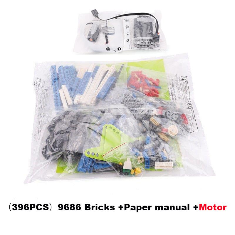 Stem Education Children School Building Block Toys 9686 Sets High-Tech Moc Robot Technical  Robotics Brick