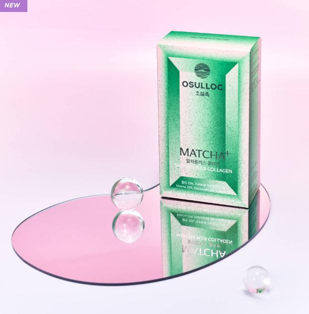 Osulloc Матча Плюс Коллаген 10 Пакетиков Красота Внутреннее Сияние Поддержка Кожи