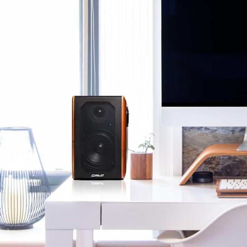 Gmtd CL02 HIFI Bluetooth 2.0 Деревянные полочные колонки Штепсель CN (адаптер в комплекте)