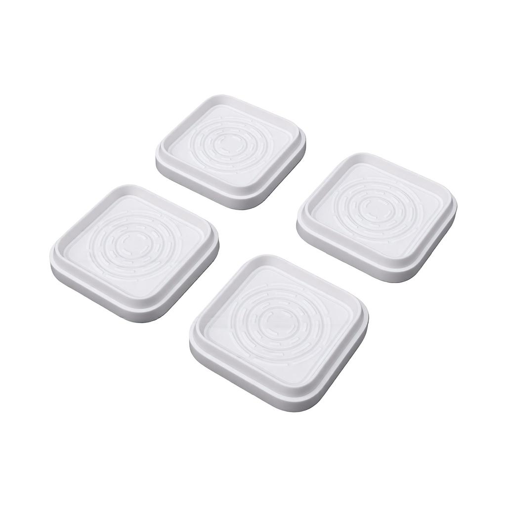 4PCS Bed Risers and Furniture Risers Adjustable Raising Blocks Universal for Washing Machines Refrigerators Silent Type