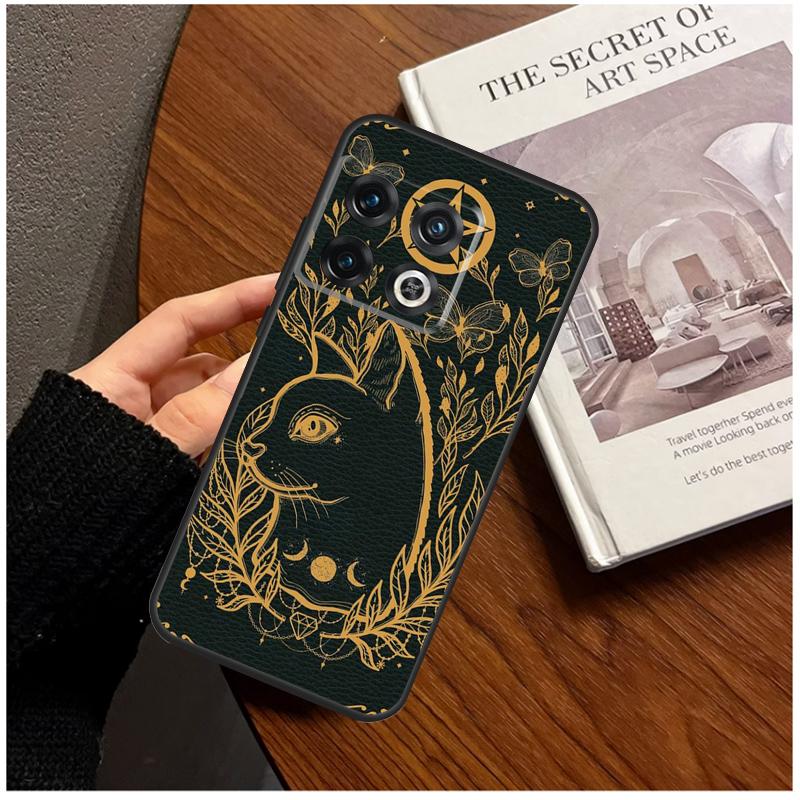 Witch Cat For OnePlus 13R 10R 12R 10T 8T 13T 11 12 13 15 Case For OnePlus Nord 5 CE 2 3 4 Lite N20 N30