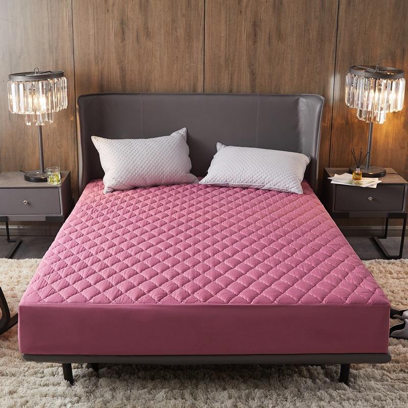 Водонепроницаемый стеганый наматрасник, воздухопроницаемый защитный чехол для кровати, наматрасник Queen, не включая наволочку, простыню с тиснением