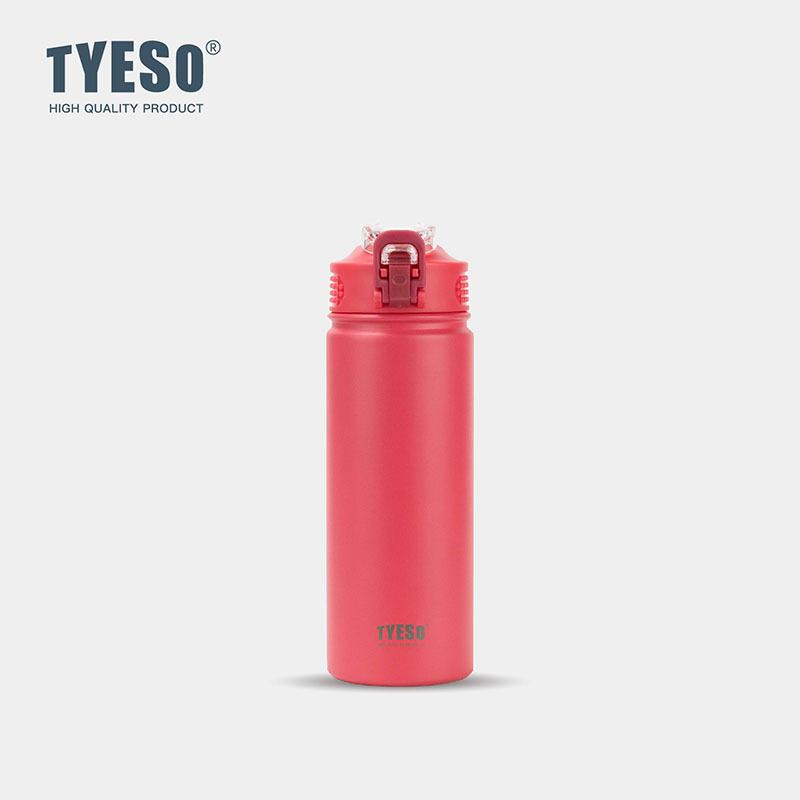 Tyeso 600 мл Портативные термосы из нержавеющей стали 304 с вакуумной изоляцией, с двойными стенками, термобутылка для горячих и холодных напитков, дорожная кружка