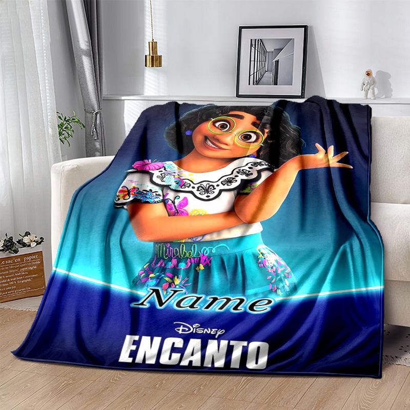 Custom 1pc Magical Family Portrait Blanket, Soft And Comfortable Blanket, Casual Warm, Camping Travel Blanket, Birthday Gift Q910223