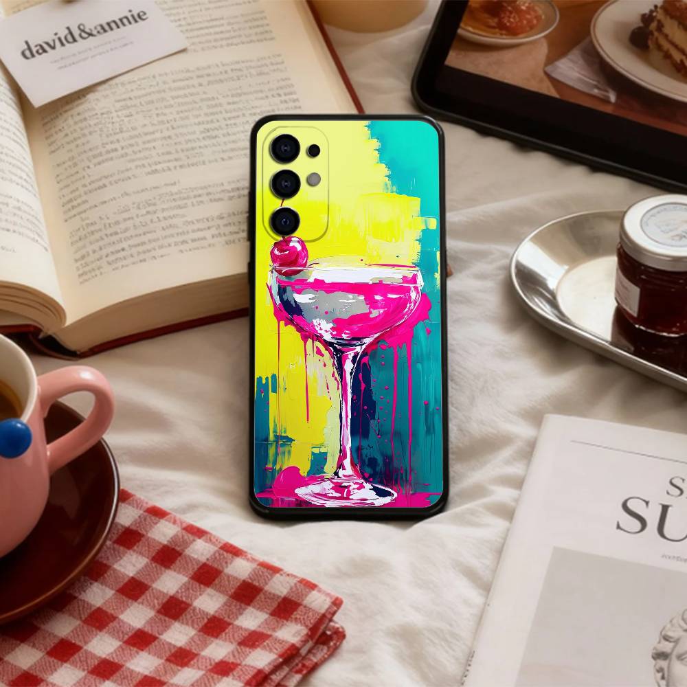 B-ballerina in flat Illustration style Phone Case For Samsung S 25,24,23,22,30,21,10,9,Ultra,Plus,Lite,FE,4,5 G Soft Black Case