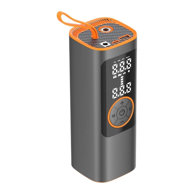 Электрические портативные воздушные насосы Беспроводной накачиватель шин 150 PSI Велосипеды Автомобиль Мотоцикл Беспроводной воздушный компрессор
