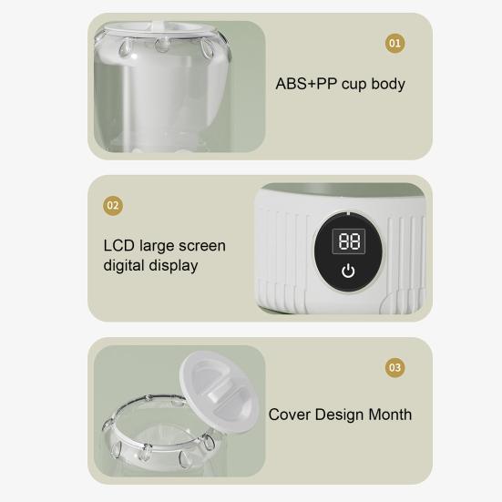 Стиральная машина для нижнего белья Портативная Перезаряжаемая Мини-стиральная машина Быстрая стирка Циклы по времени Ультразвуковая технология Удобная для путешествий стиральная машина