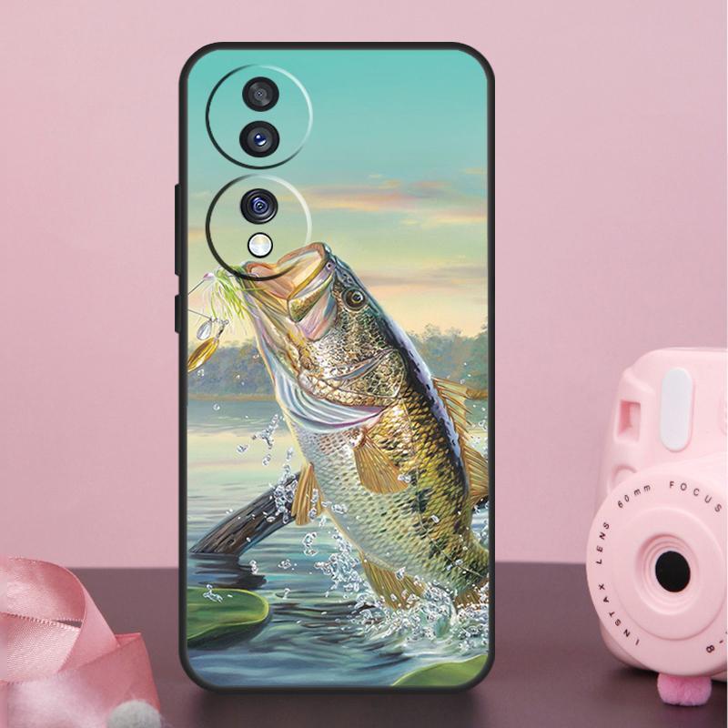 Рыбалка на басса Рыбак Чехол для Honor X8b X9b X6a X7a X8a X9a X6 X7 X8 X9 50 70 90 Magic 5 Lite Magic 6 Pro Чехол