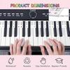 Piano Notes Guide for Beginners 88 Keys Silicone Removable No Adhesive Piano Keyboard Note Labels Piano Accessories