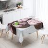 Скатерть для кексов для гурманов, водонепроницаемая прямоугольная скатерть для свадебной вечеринки, ресторанный стол, кухонный дом