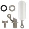 Plastic Material Float Valve High Efficiency Water Tank Level Control  Livestock Waterline