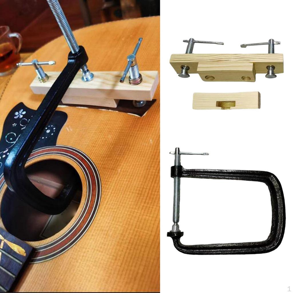 Folk Acoustic Guitar Bridge Clamp ,Bridge Clipping Tool ,Accessory, Luthier ,Guitar Making