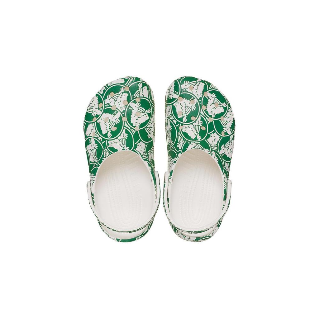 Crocs Детские Сандалии Бело-Зеленые Детские 210007-3WH
