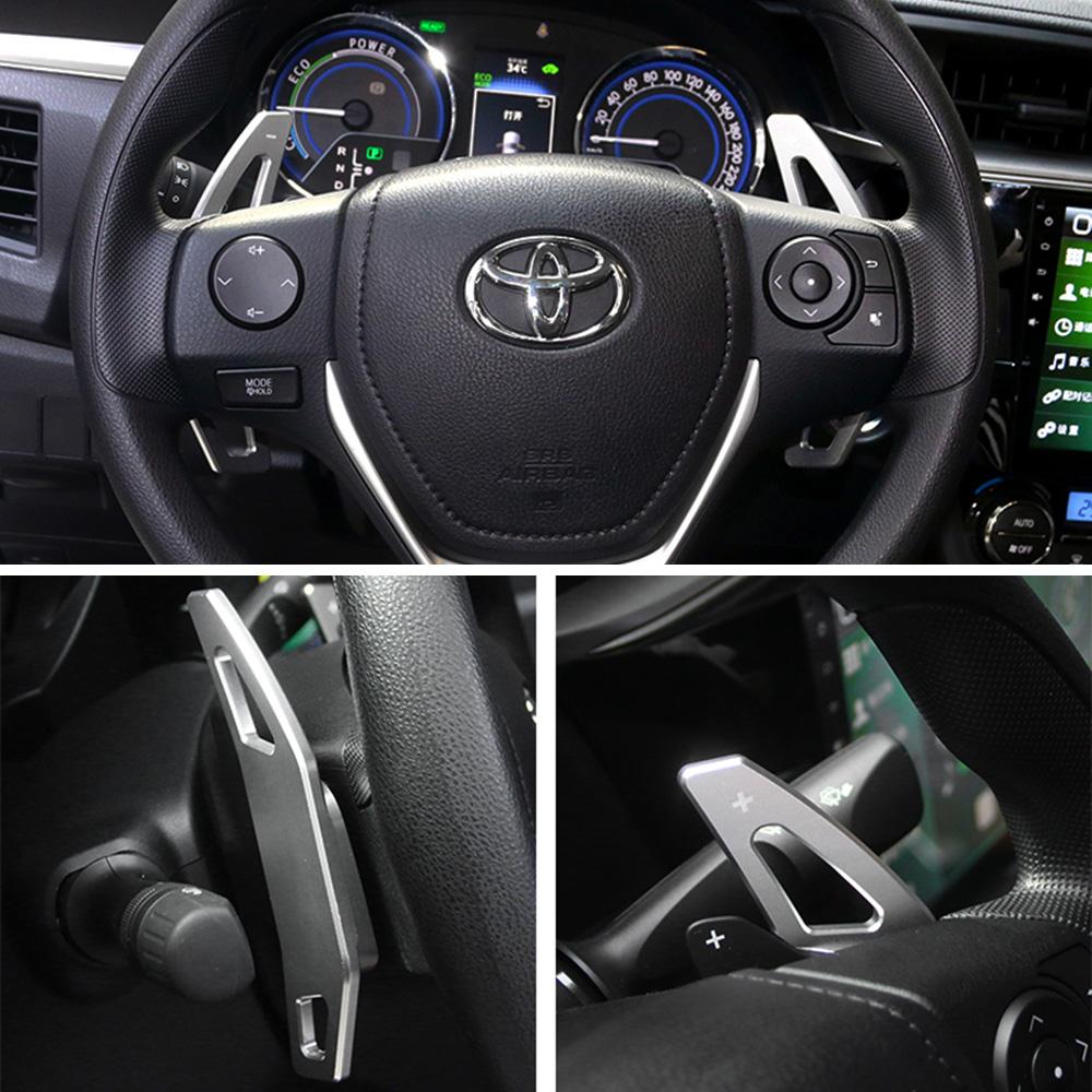 Shifter Paddle For Toyota Fortuner Camry SE Corolla GR XR XSE Sedan Crown RS RAV4 Car Steering Wheel Gear Extension DSG Stickers P07