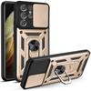 Чехол для Samsung Galaxy S21 Ultra S 21 Plus S21 FE, защитный автомобильный держатель для объектива камеры, магнитная броня, противоударный чехол-бампер