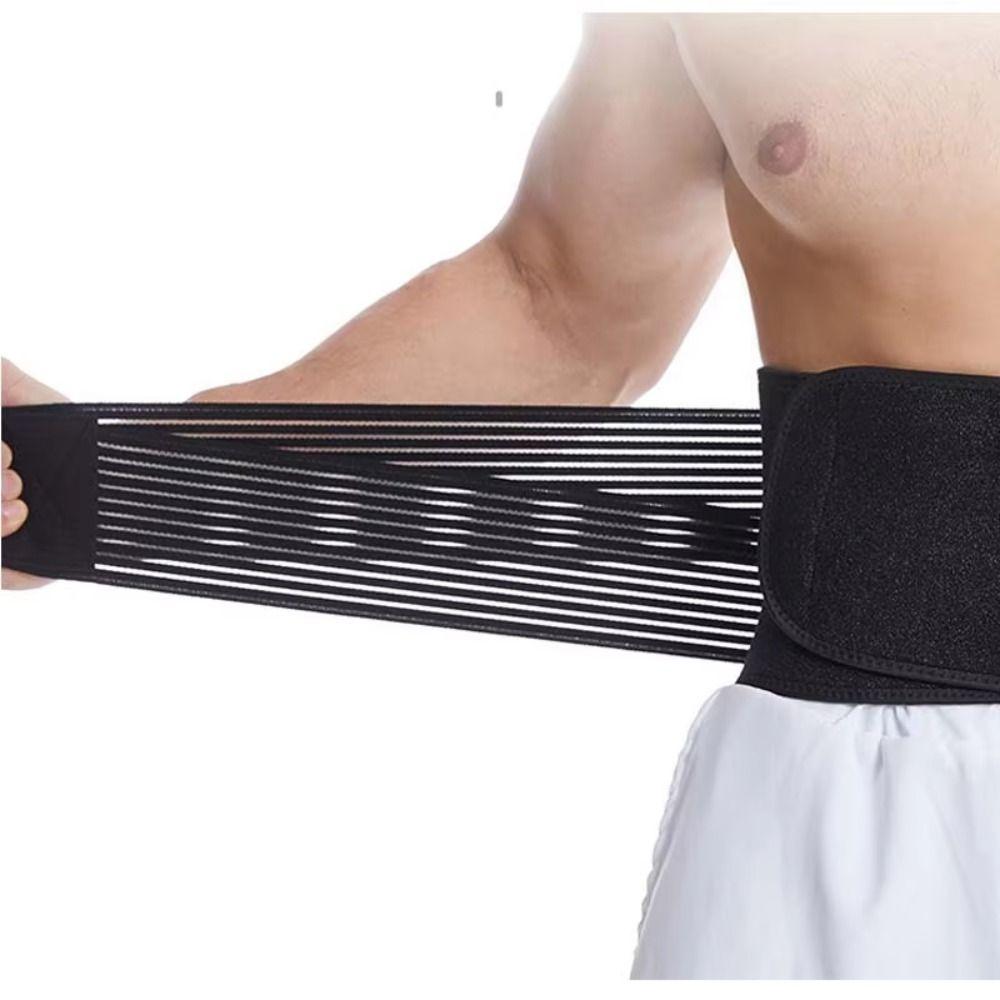 Pressurization Spine Support Belt 8-springs Lumbar Corset Orthopedic Lumbar Belt Gym Training