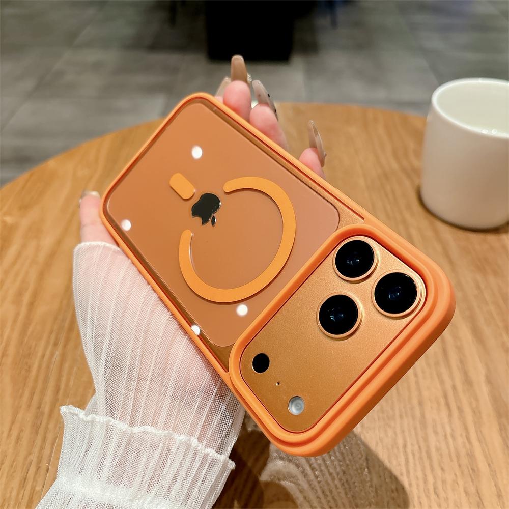 Magnetic Acrylic Transparent Case For iPhone 17 16 15 14 13 12 11 Pro Max Plus For Magsafe Wireless Charging Shockproof Cover