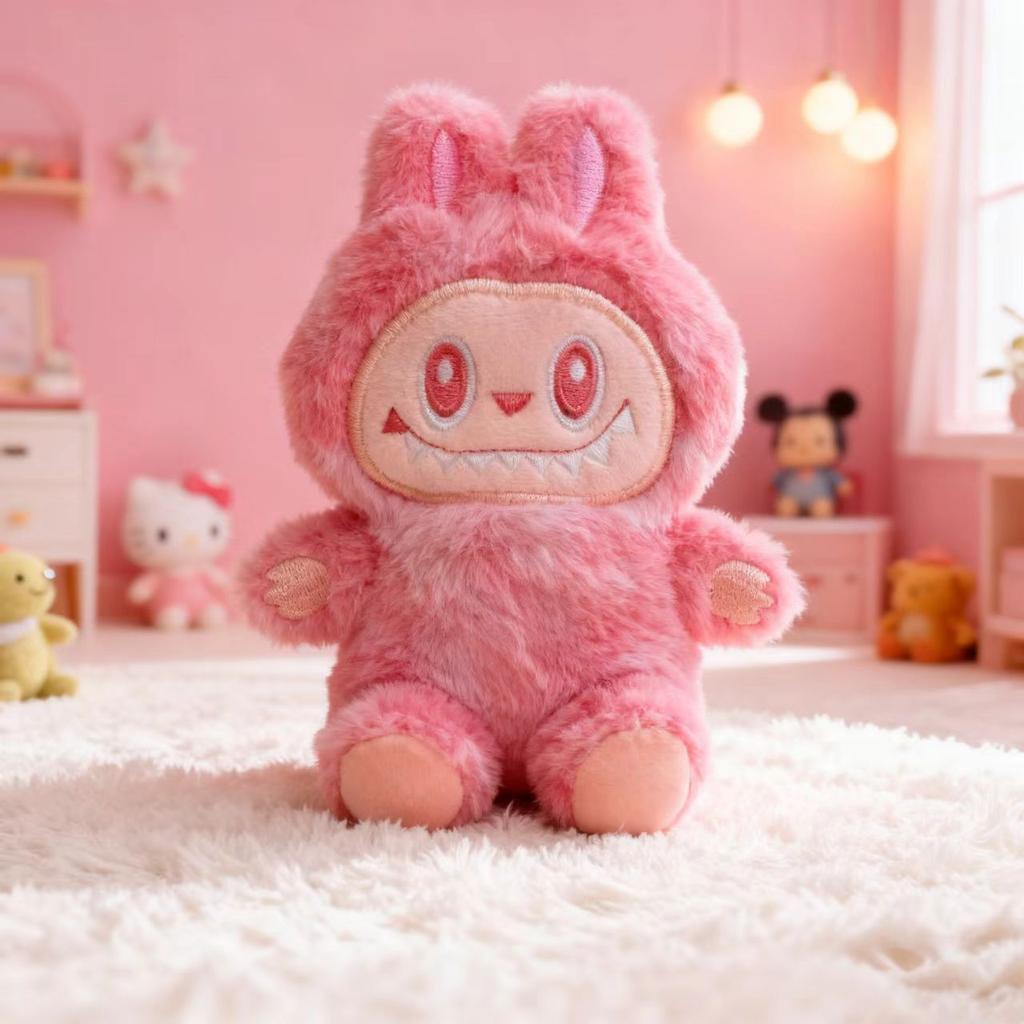 Милый кулон-кукла для сжимания La Cloth, мультяшный кулон-брелок Bubble Mate, игрушка для автомата с мягкими игрушками