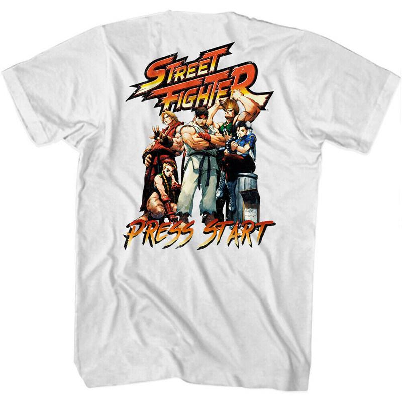 Fit Summer Street Fighter (1990s) Champion Street Fighter Video Game Character Printable Unisexs ShortSleeved TShirt