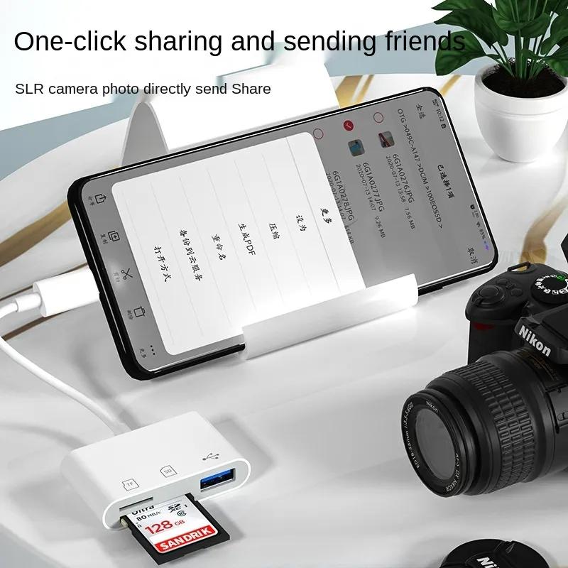 Адаптер Type-C TF CF Устройство чтения карт памяти SD OTG Writer Compact Flash USB-C для iPad Pro Huawei для Macbook Устройство чтения карт памяти USB Type C