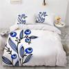 3D Evil Eye Duvet Cover Set Design Magic Drawing Eyes Bedding Sets Blue White Bedclothes King Full Twin Quilt Cover Queen Size