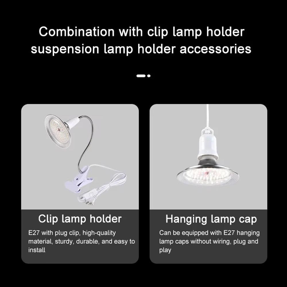 E27 Full Spectrum Fill Light LED Plant Growth Light 18W Дополнительный свет для растений Дополнительный свет для цветочных растений в теплице