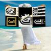 Ultra-Soft Beach Towel with Juventus Football Club Theme,Ideal for Pool - Camping, Diving - Perfect Travel Essential, Vibrant Beach Towel.