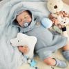 45 Cm Cloth Body Reborn Toddler Dolls LouLou Cute Lifelike Sleeping Newborn Babies Doll for Boy Hand Draw Hair Simulation Dolls Children's Day Present