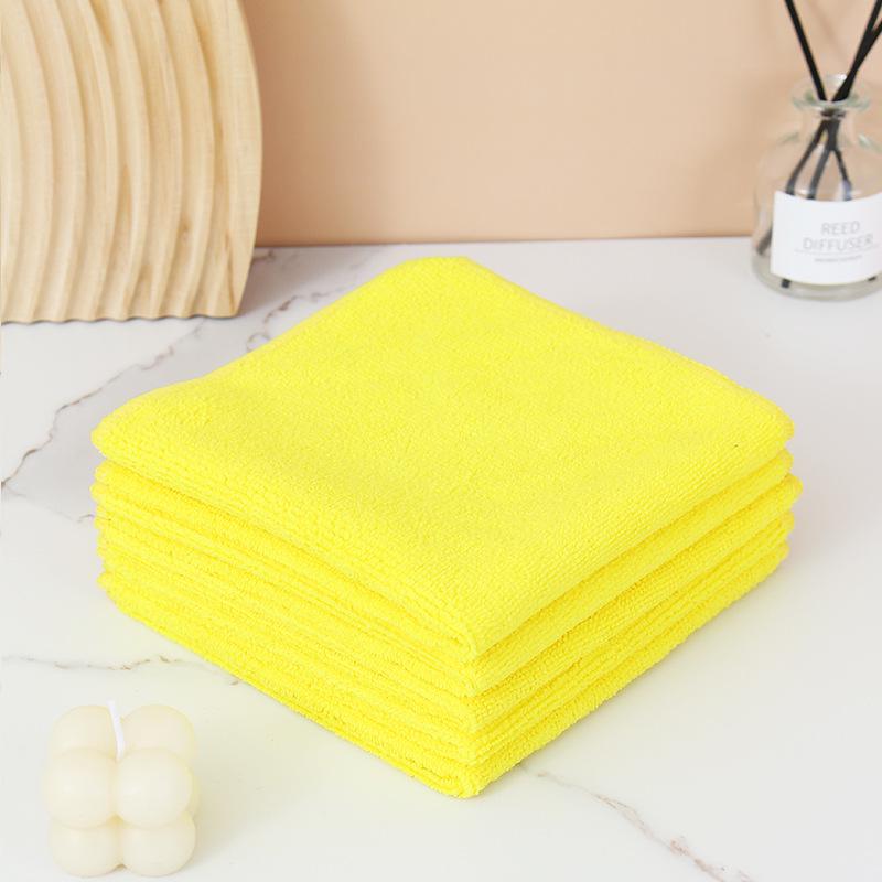 Cross-Border Microfiber Kitchen and Car Cleaning Cloths - Absorbent, Non-Shedding Towels and Scouring Pads