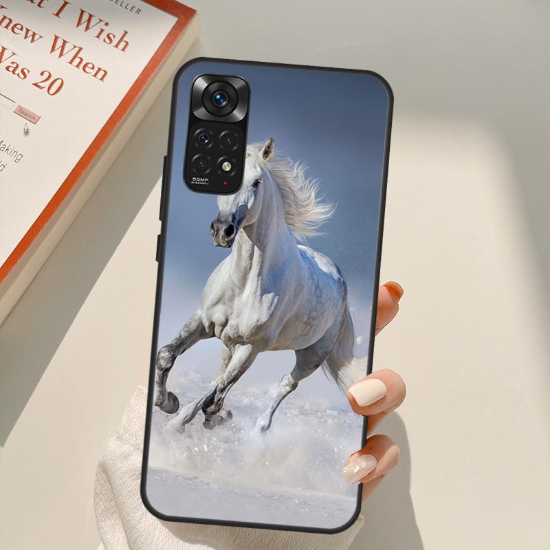Horses Running Case For Xiaomi Redmi Note 10 8 9 11 Pro 8T 9S 10S 11S Redmi 10C 9C 9A 9T K50 K40 Gaming