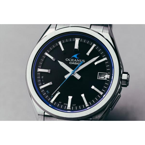 Casio Мужские часы Oceanus 3 стрелки модель OCW-T200S-1AJF Черный циферблат Новые