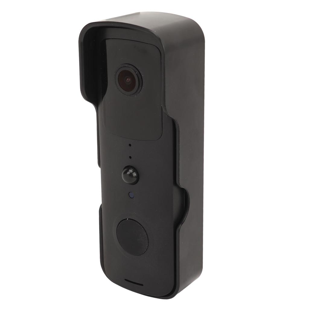 Video Doorbell Black Wireless WiFi Night Vision 2 Way Talk Human Detection 155 Degree Wide Angle