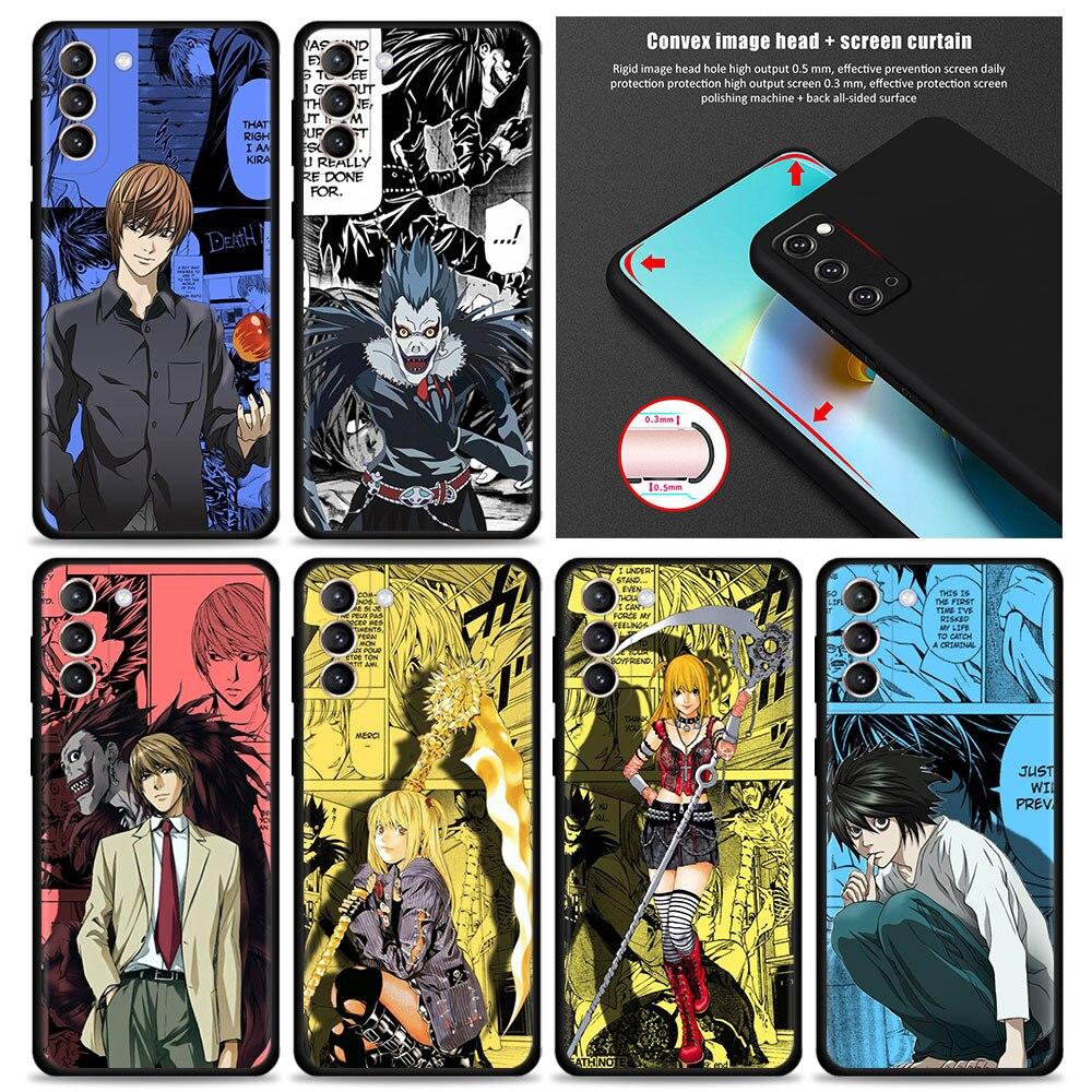 Для samsung s21 чехол Galaxy s20 fe s21 ultra s20 s22 s10 s8 s9 plus s22ultra Note 20ultra 10plus Чехлы Gods of DeathNote Coque