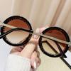 Fashion Rhinestone Sunglasses Steampunk Women Spectacles Convenient Beach Party Sun Glasses  Travel