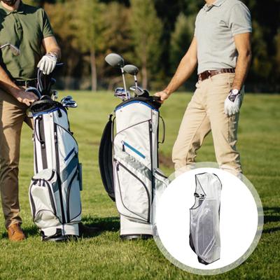 Складная сумка для гольфа, дождевик, водонепроницаемый и пыленепроницаемый, ПВХ, прозрачный непромокаемый чехол для сумки для гольфа, сверхмощная клубная сумка, дождевик для гольфистов, женщин и мужчин