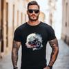 Men  T-Shirt Summer Brand Vintage Tshirt MOTORCYCLES Unisex O-neck High Quality T Shirts Cool Short Sleeve Top Tees
