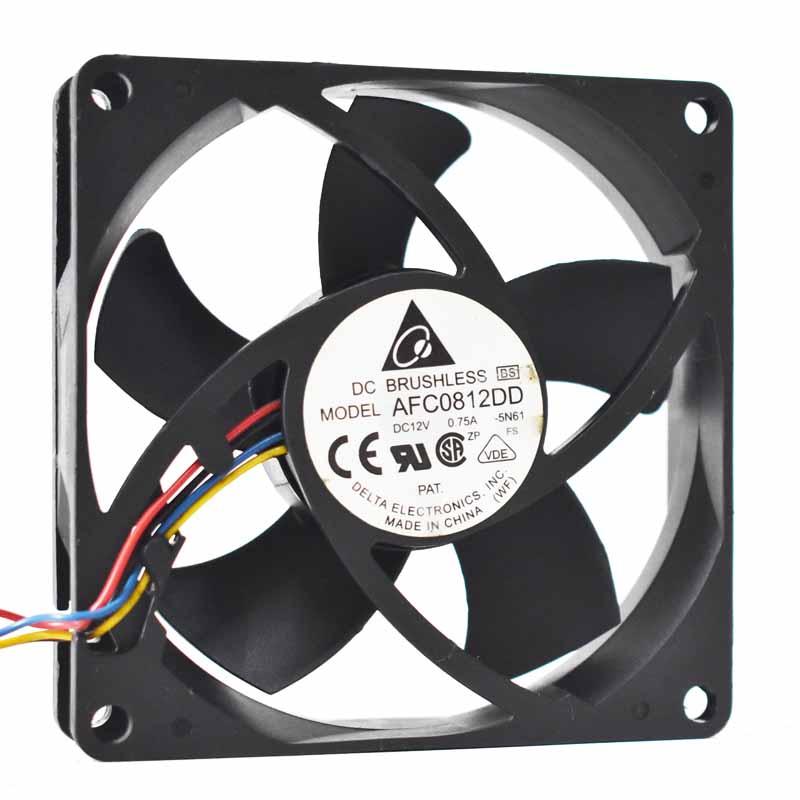 Delta AFC0812DD DC12V 0.75A 8020 8cm PWM High Air Volume Cooling Fan