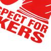 Respect For Bikers Sticker Car Vinyl Decal Funny Motorcycle Waterproof
