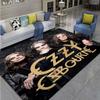 Ozzy Osbourne Band Printed Carpet Living Room Bedroom Fashionable and Aesthetic Anti Slip Carpet Photography Props Birthday Gift