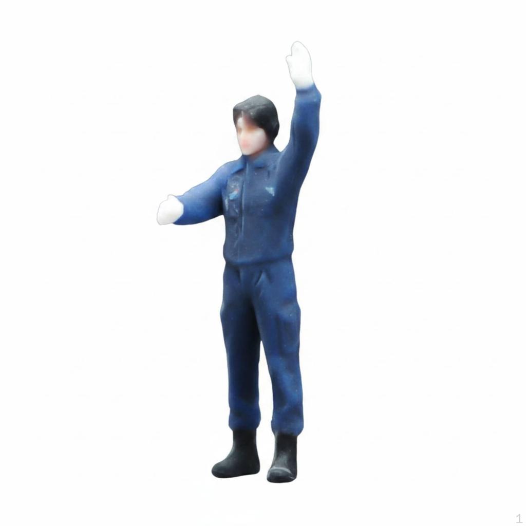 Фигурка наземного персонала в масштабе 1/72 3D-печатная фигурка члена экипажа самолета