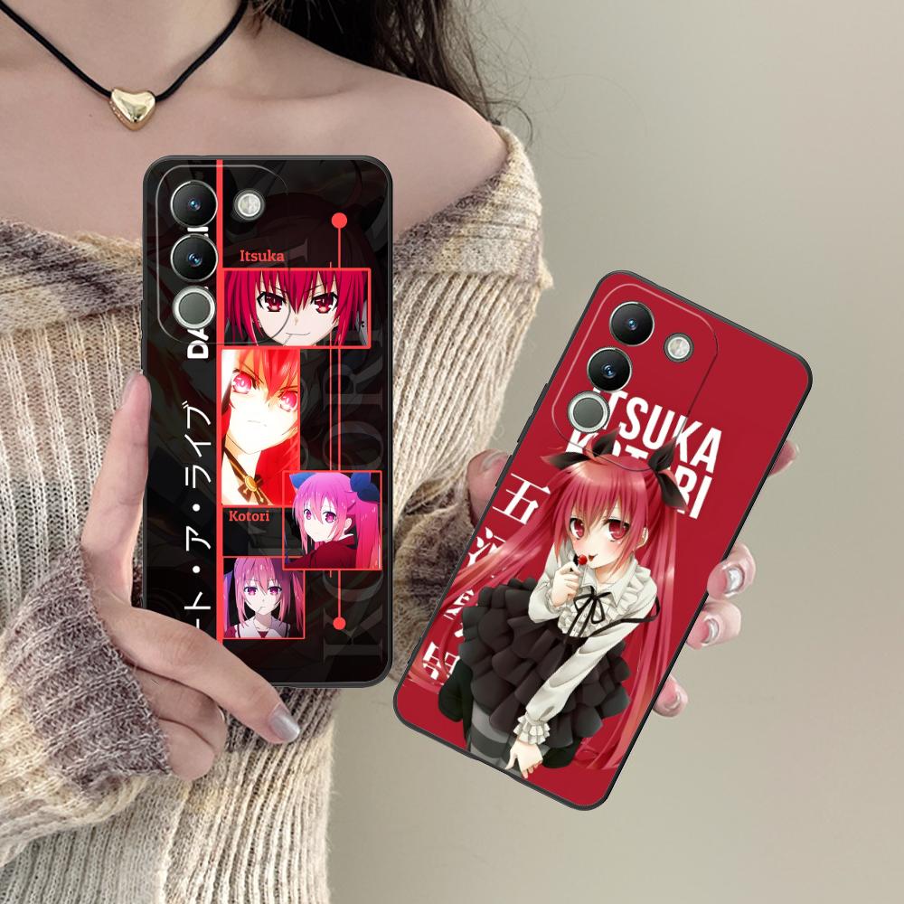 Чехол для мобильного телефона из ТПУ Date a Live Котори Ицука для VIVO V60 V50 V40 V30 V29 V27 V25 V23 Pro Lite 5G Цветной печатный чехол