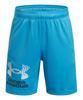 UA Tech Logo Shorts 1383333 Aether Blue Black White YXL (452)