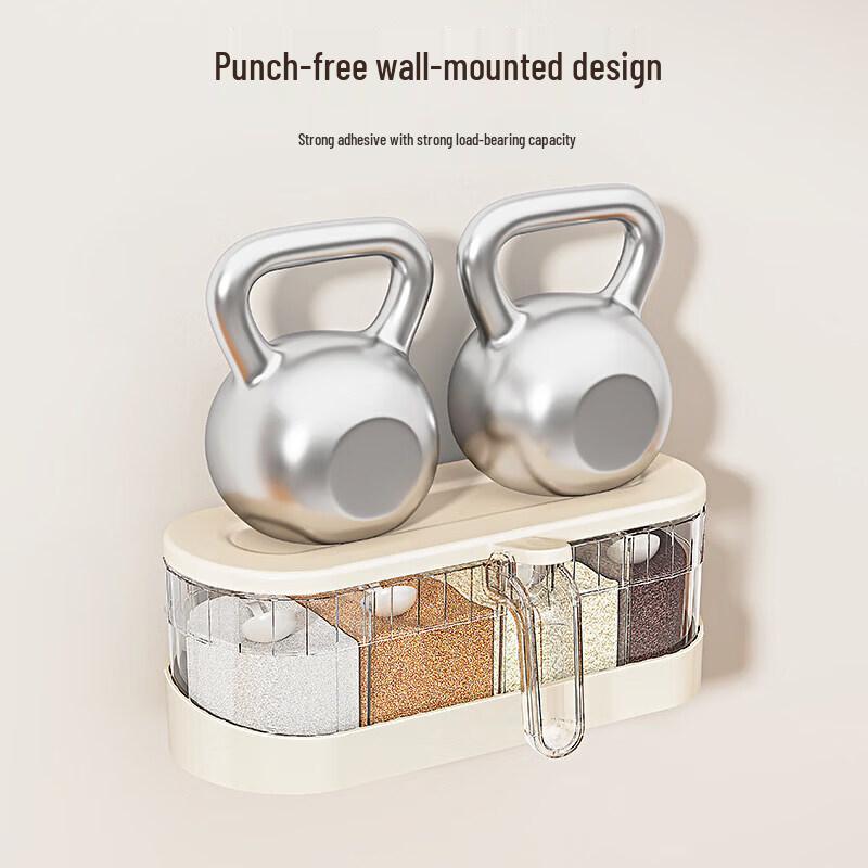 Qiwei Wall-Mounted Kitchen Spice Organizer Set