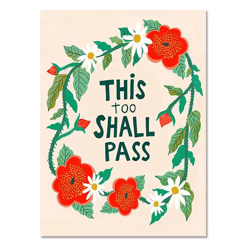 Вдохновляющая цитата Арт-постер Бохо Детская Комната Цвет Холст Живопись Клод Моне Настенный Принт Картина с цветами Кабинет Домашний Декор