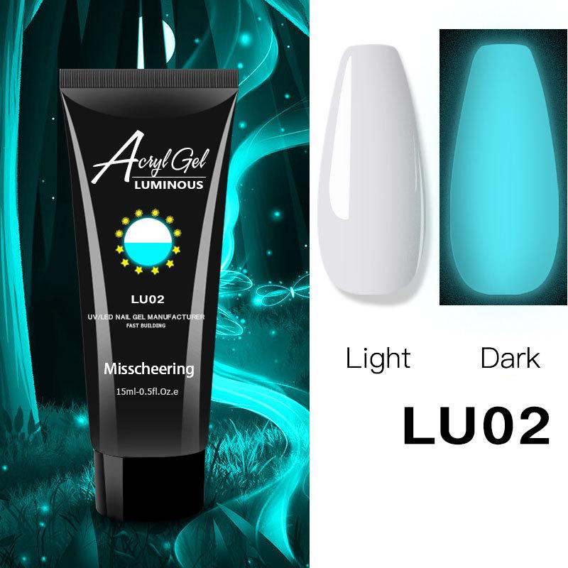 Жидкость для наращивания ногтей Luminous Extension Liquid 15 мл безболезненная бумага без кристаллов фототерапевтический клей для наращивания ногтей