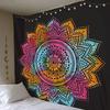 Square Tapestry Mandala Floral Carpet Home Wall Hanging Tapestry