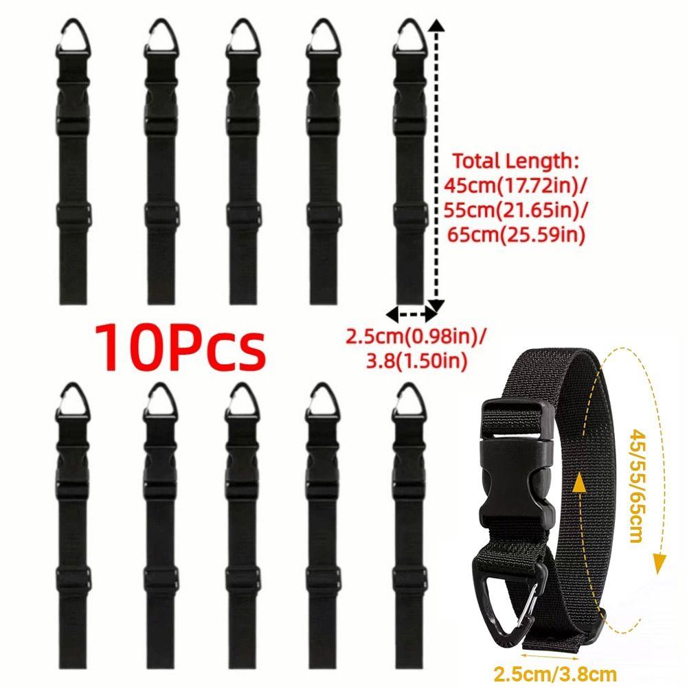 10Pcs Adjustable Cord Holder Heavy Duty Self Locking Cord Organizer Messy-Free Reusable Cable Management Straps Outdoor Wiring