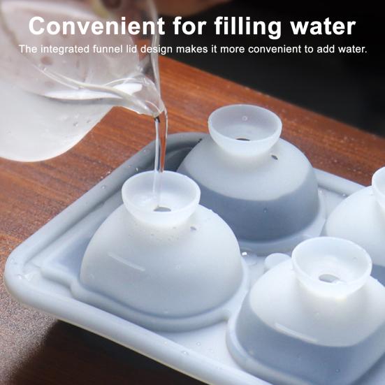 Форма для льда в виде черепа, силиконовая, пищевого класса, форма для кубиков льда